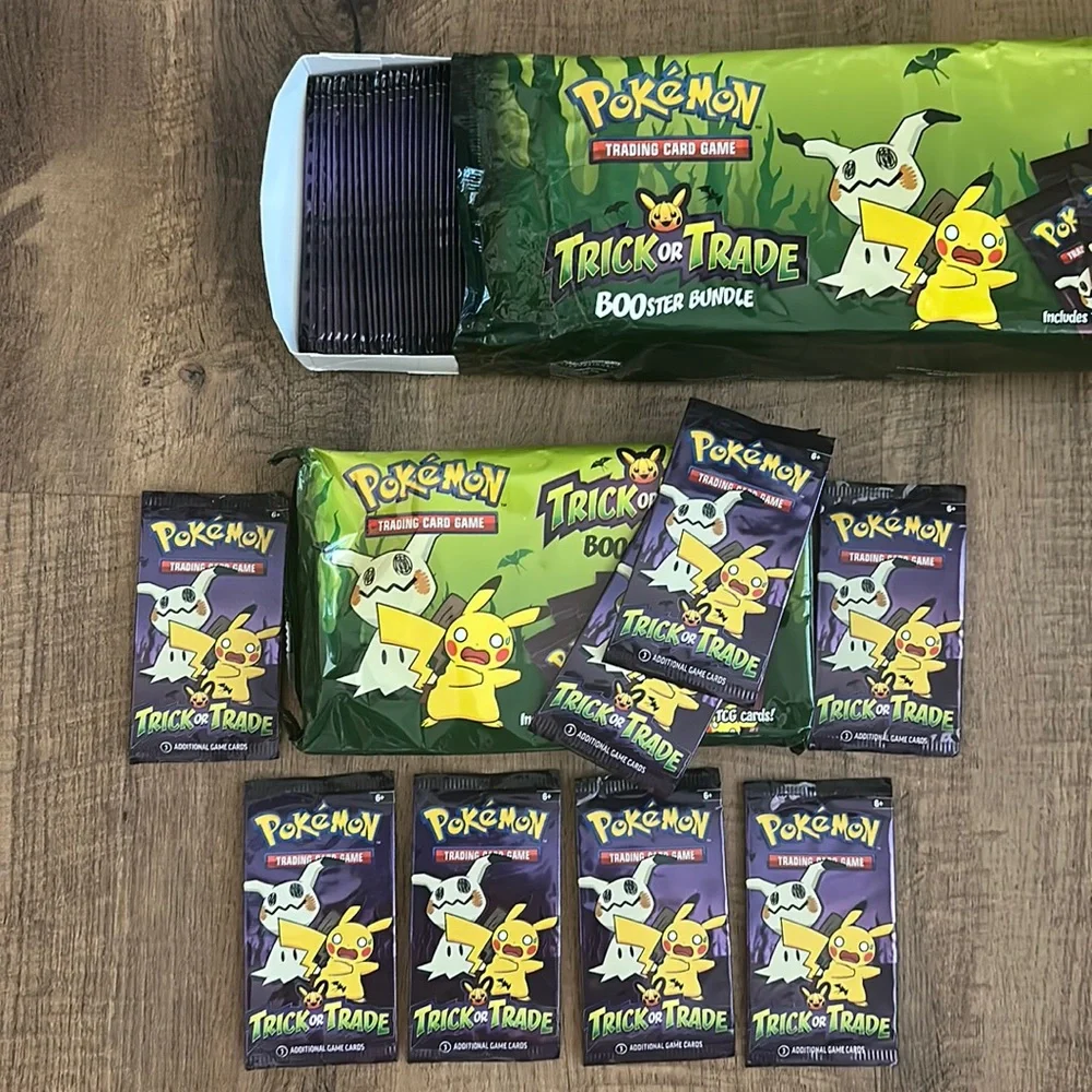 Pokémon 2023 limited Edition Trick or Trade Booster Bundle unopened mini lot x 4